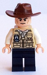 LEGO Minifigure-Vet-Jurassic World-JW009-Creative Brick Builders